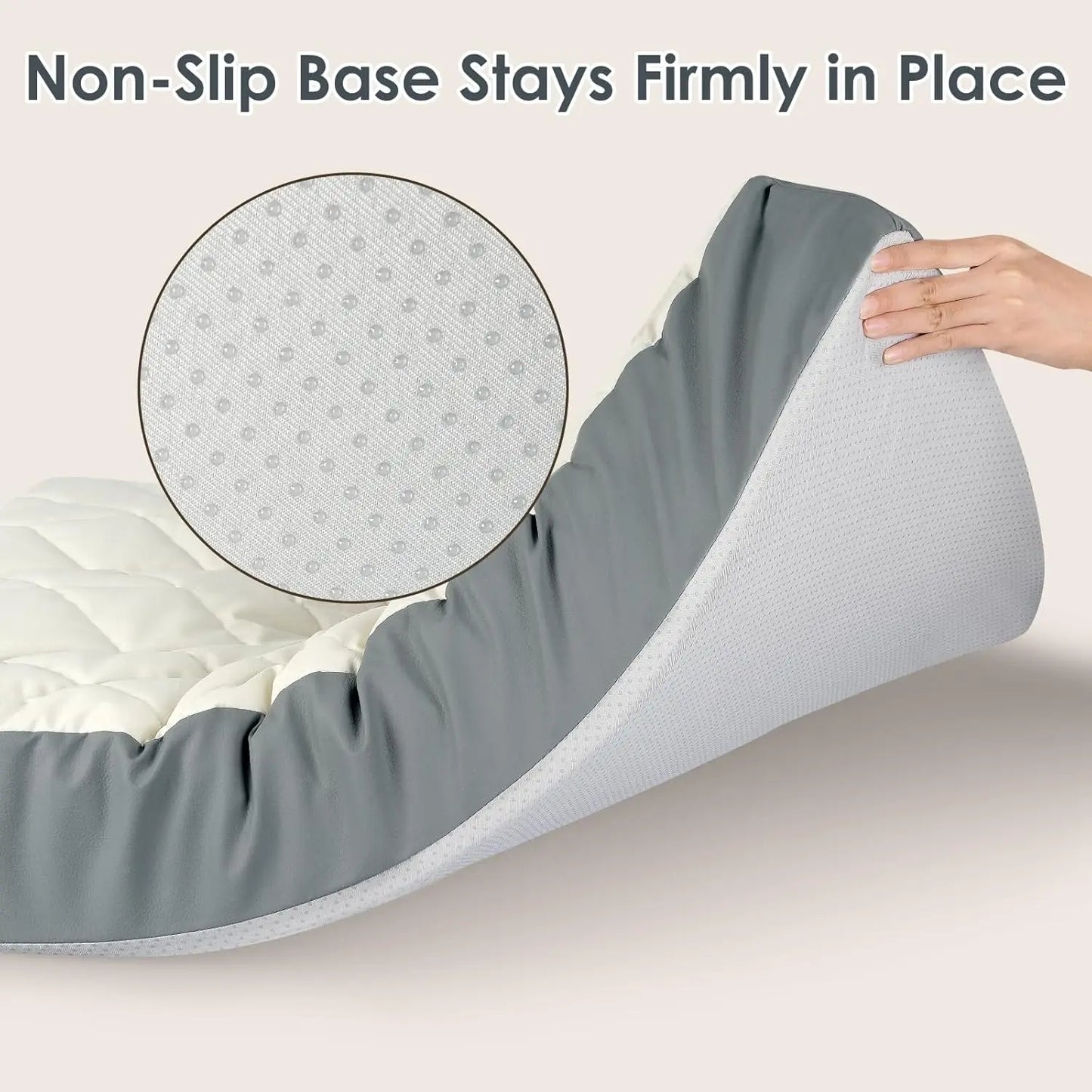 Orthopedic Memory Foam Dog Bed With Waterproof Faux Leather