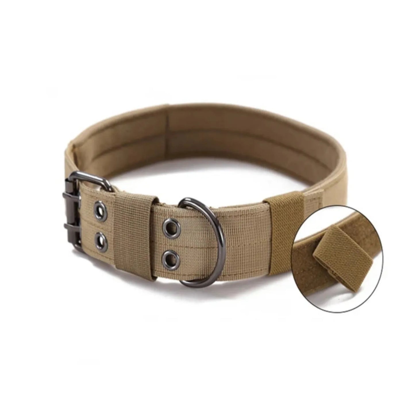 Tactical Nylon Dog Collar With Heavy Duty Metal Buckle