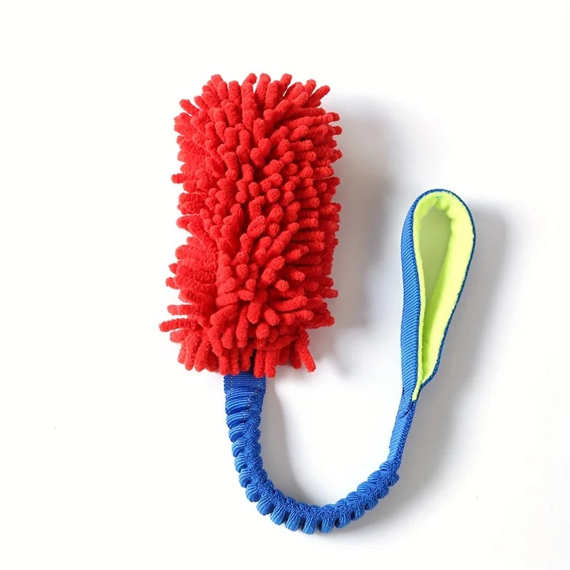 Durable Dog Chew Toy Rope With Sturdy Handle Teeth Cleaning