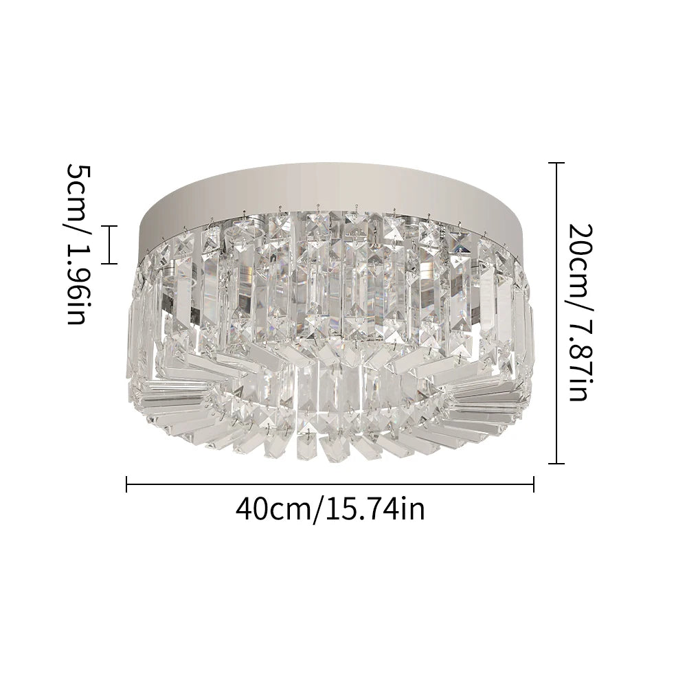 VETRULUS Crystal Ceiling Lamp Modern Chandelier