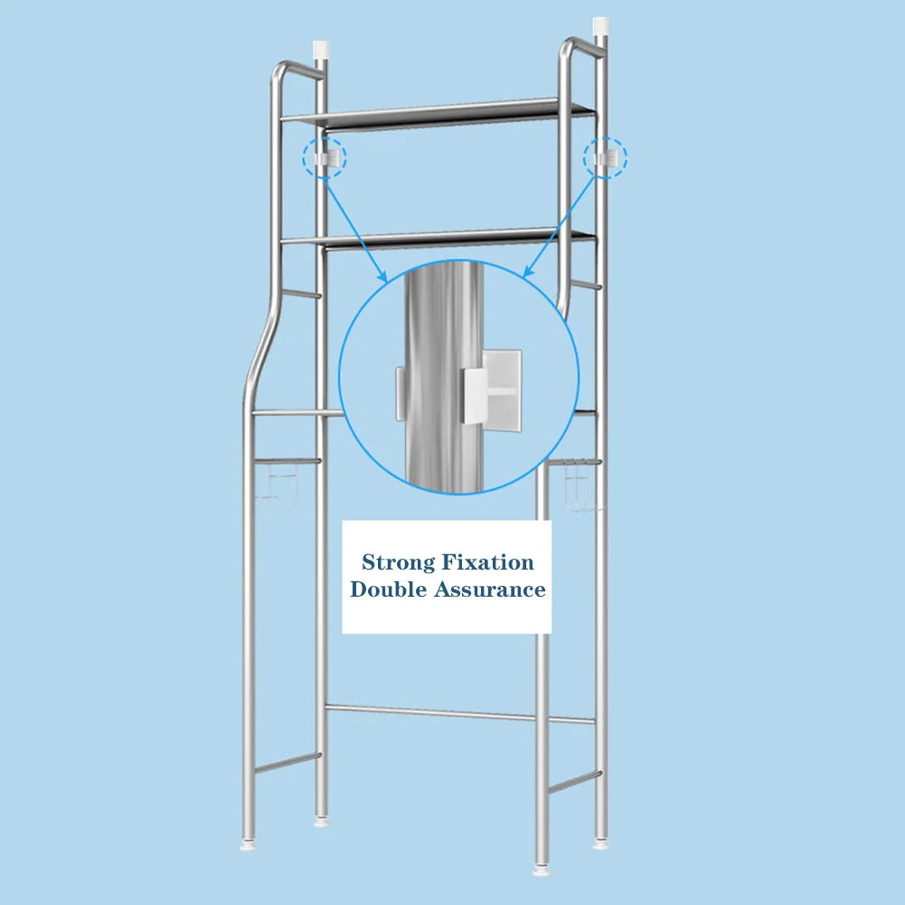 Studyset Over Toilet Storage Shelf Freestanding Bathroom Cabinet Paper Holder