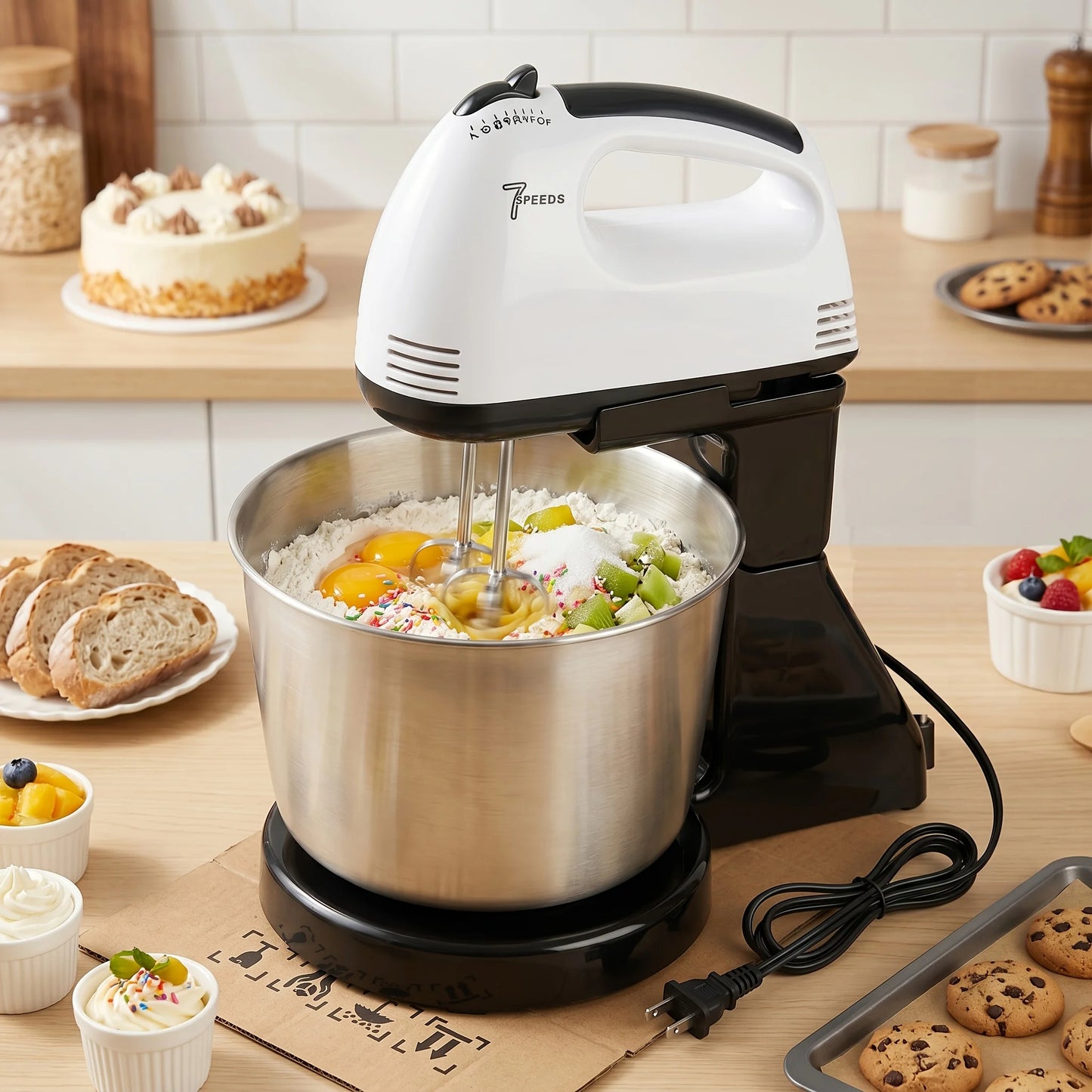 AMERZIS Electric Egg Beater And Cream Mixer For Home Kitchen