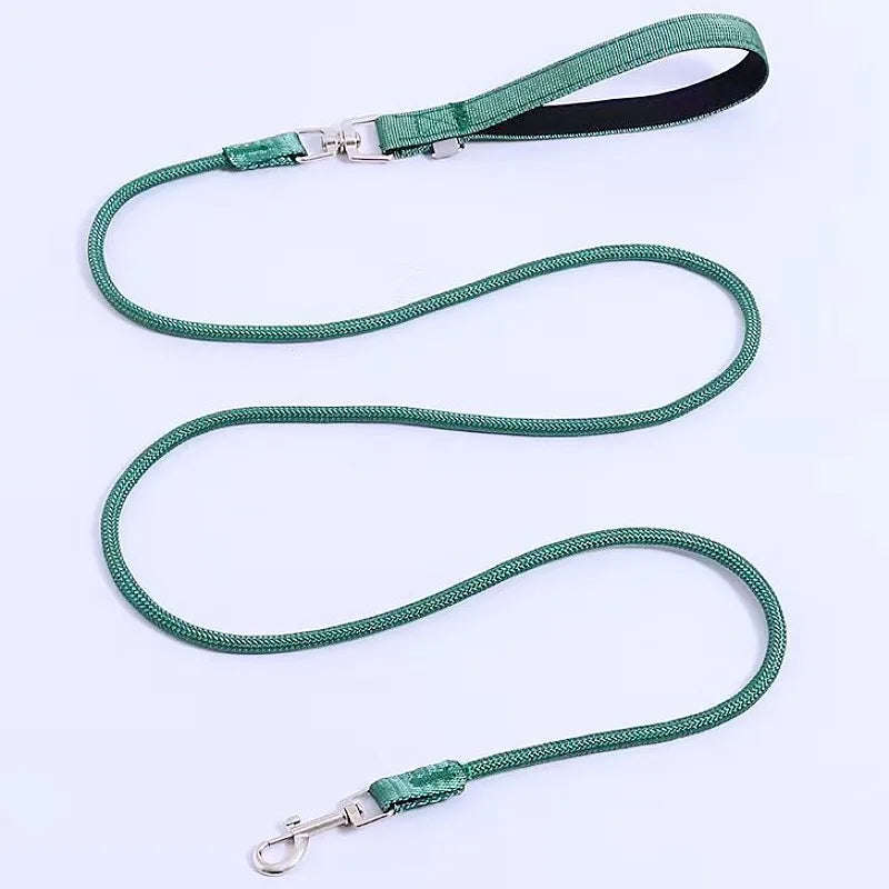 Nylon Dog Leash With Padded Handle For Comfortable Walks