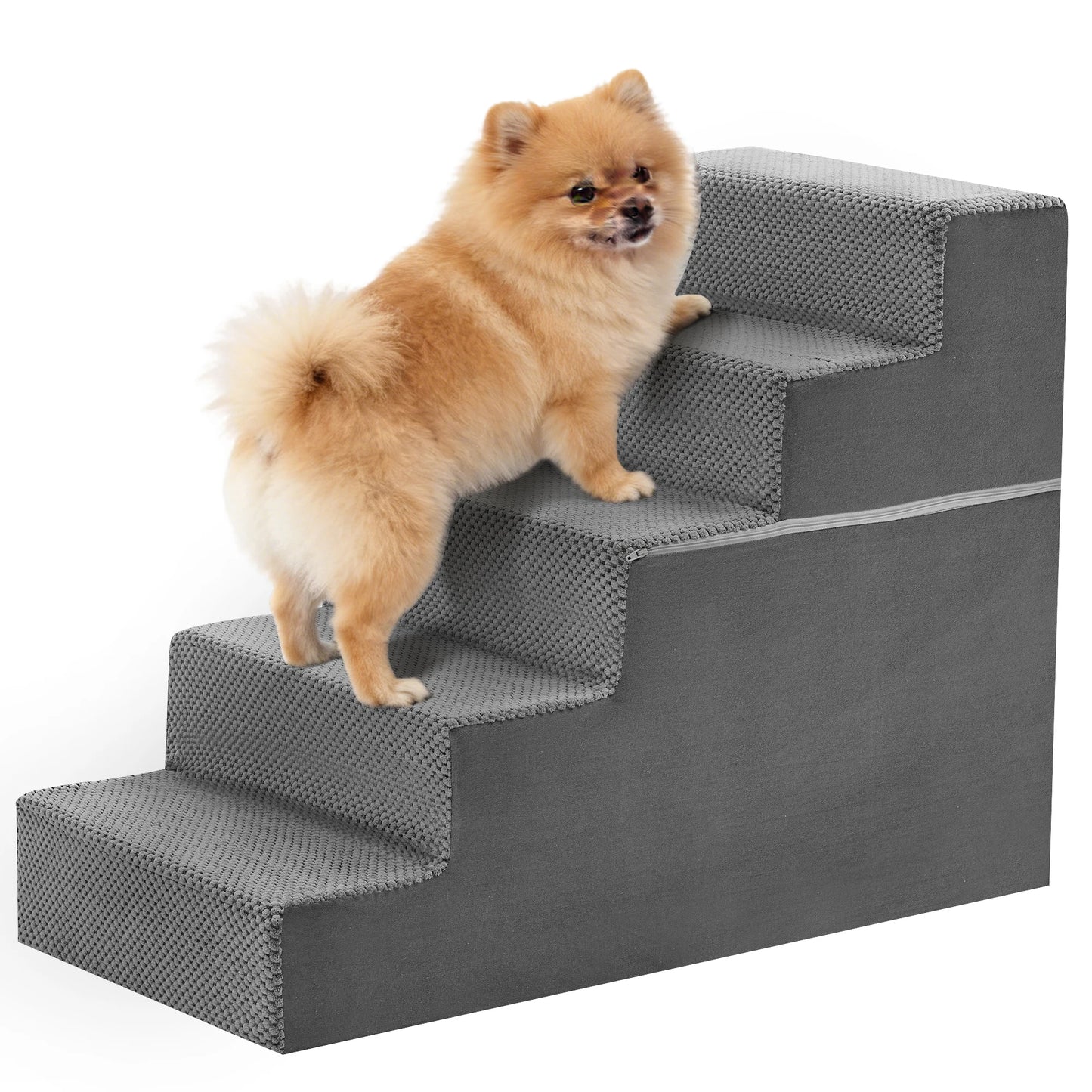 Foam Canine Staircase 3 to 5 Step Right Angled Ramp