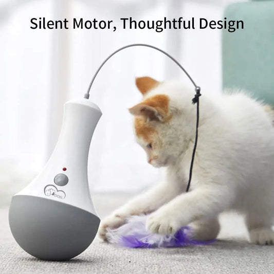 Cat Interactive Feather Toy Indoor Play