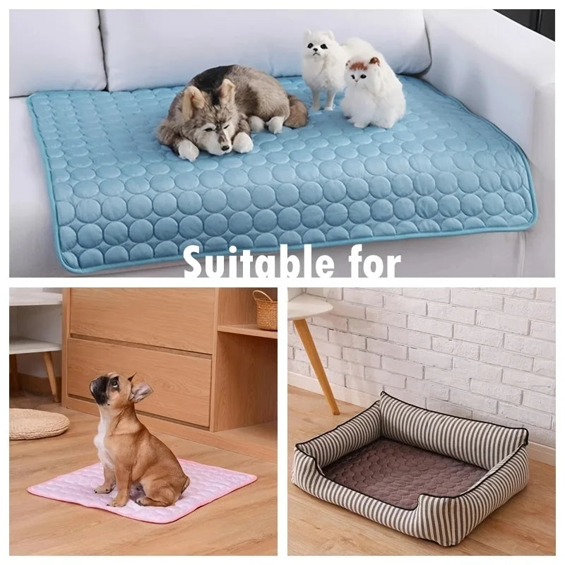 BeiYu Pet Dog Cooling Mat Self Cooling Bed For Pets