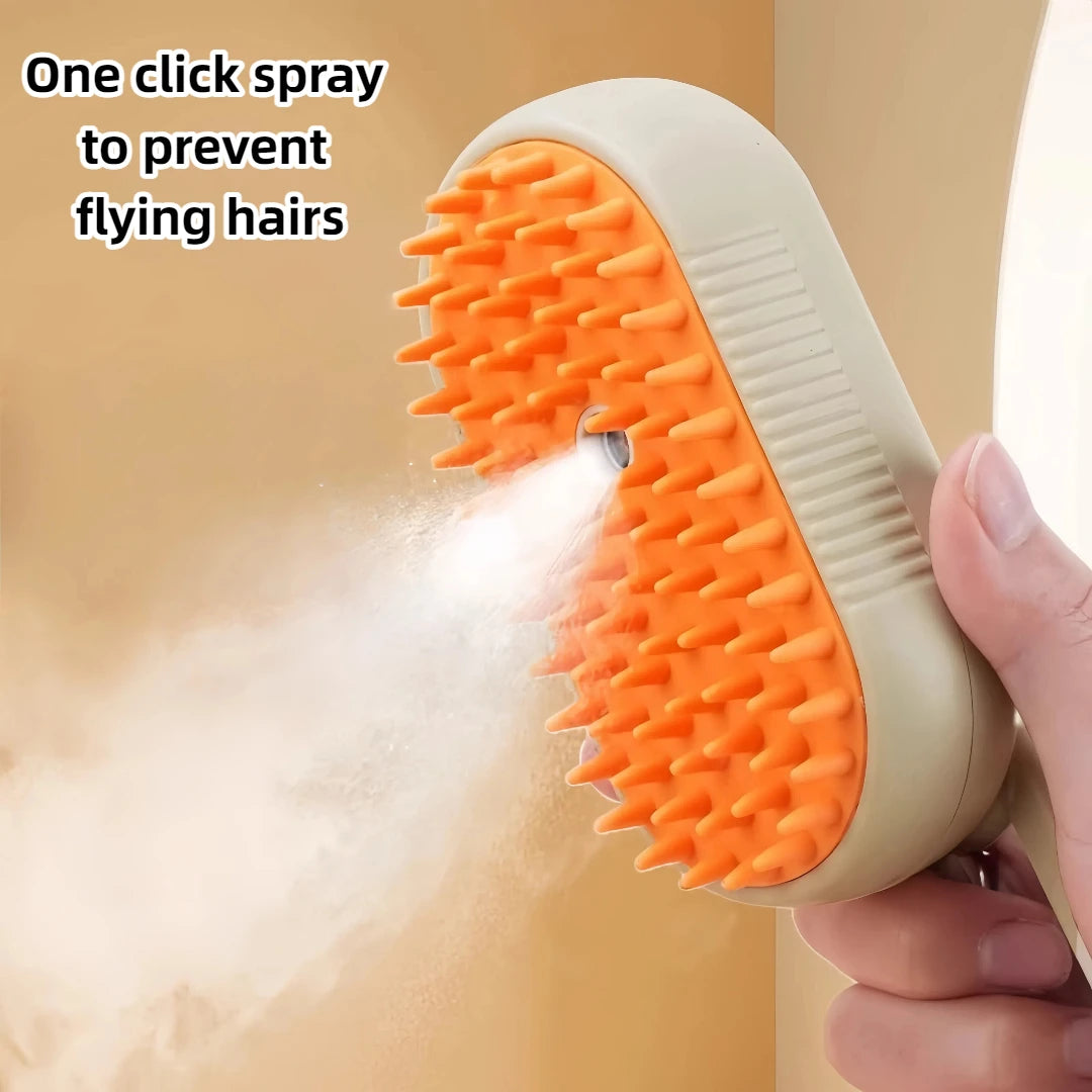 3 In 1 Electric Cat HairBrush For Premium PetGrooming