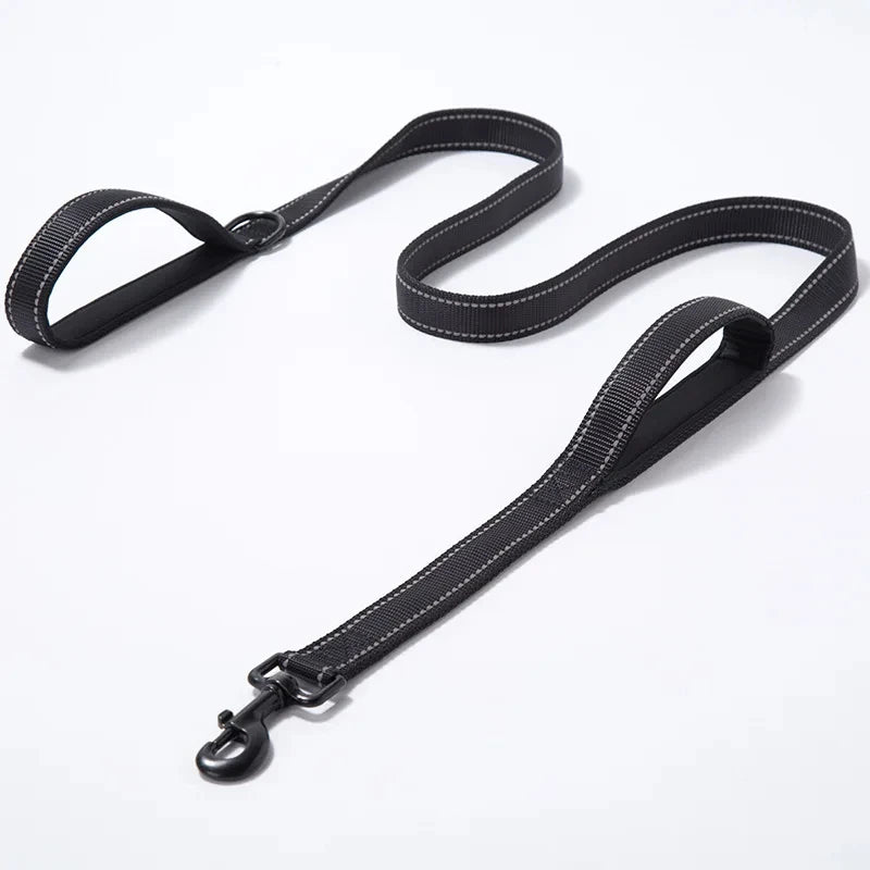 Dog Leash Outdoor Training Dual Handle Heavy Duty Lead