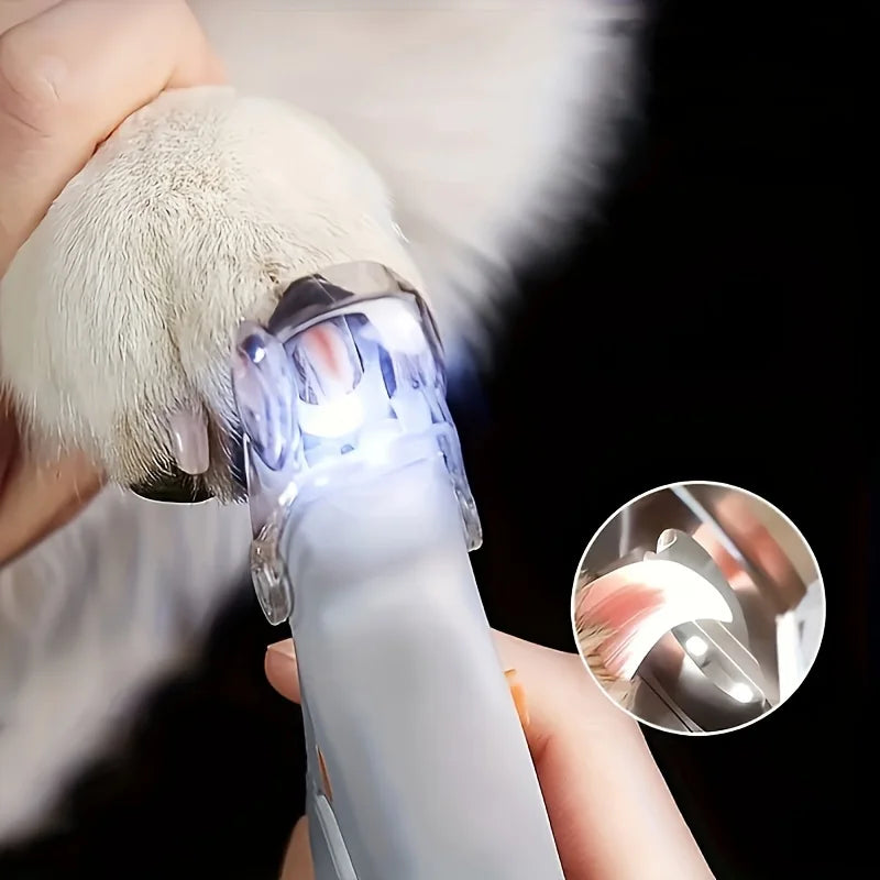 LED Nail Clipper With Light For Cats And Dogs Safe
