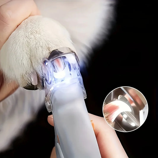 LED Nail Clipper With Light For Cats And Dogs Safe