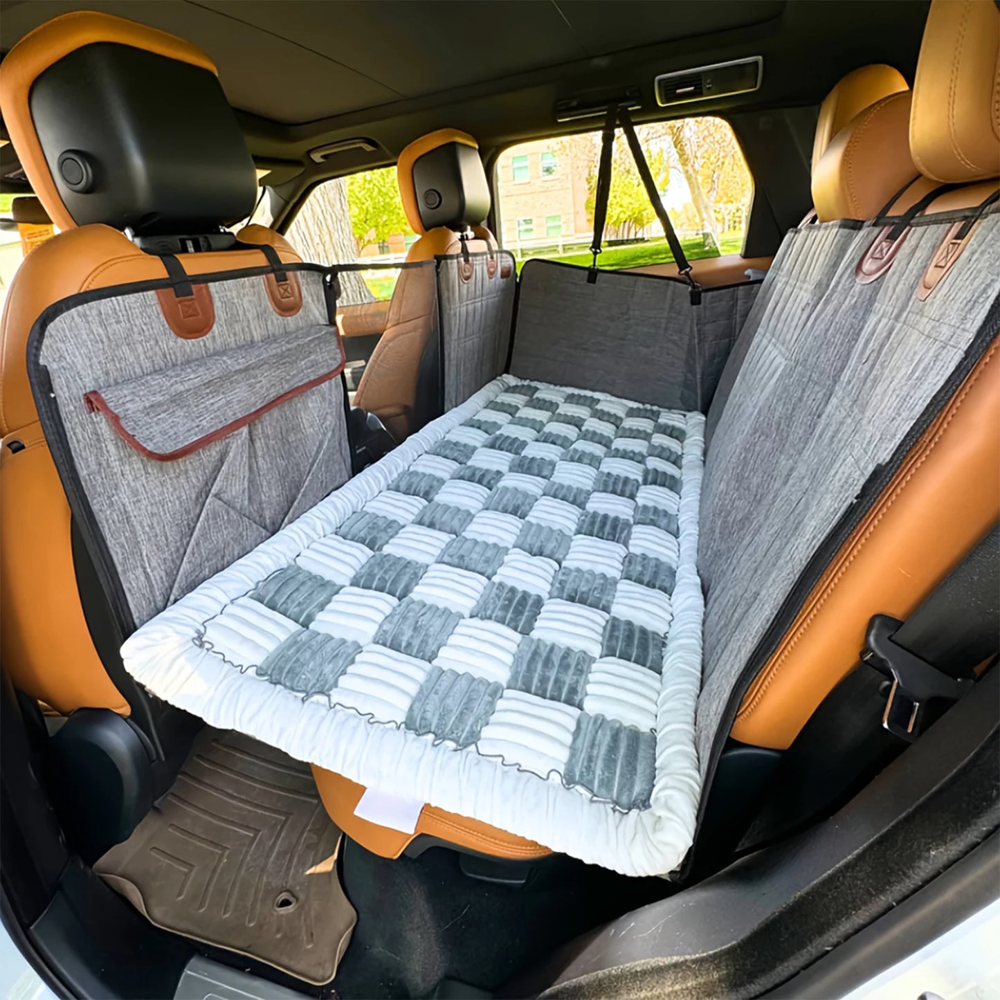 PETRAVEL Dog Bed Mat Car Seat Cover Anti Slip Washable Cushion