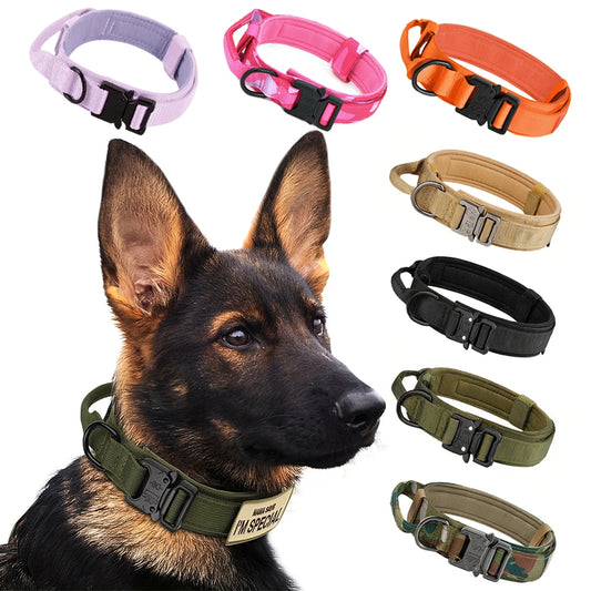 Adjustable Tactical Dog Training Collar And Leash Set