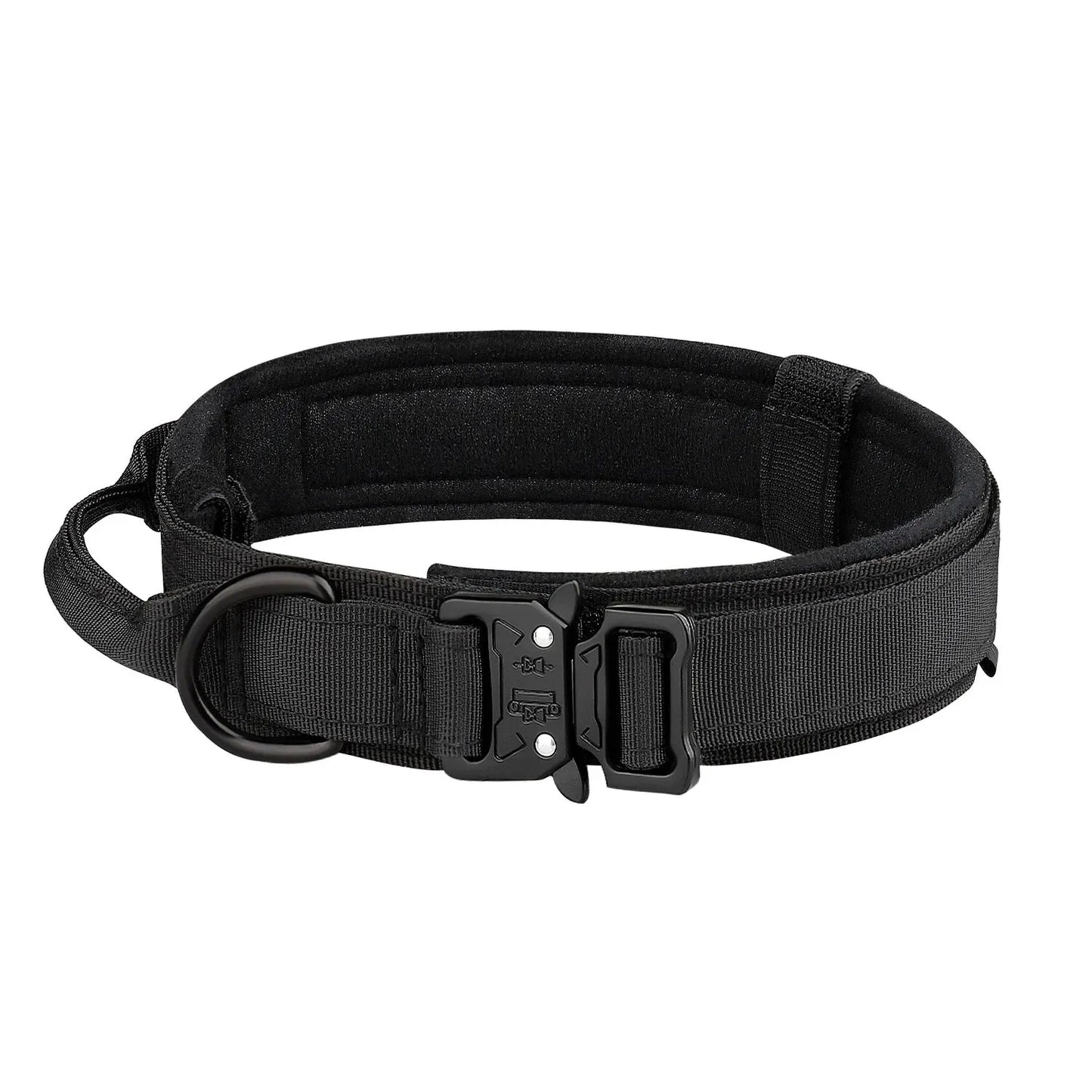 Outdoor Tactical Nylon Dog Collar With Metal Buckle