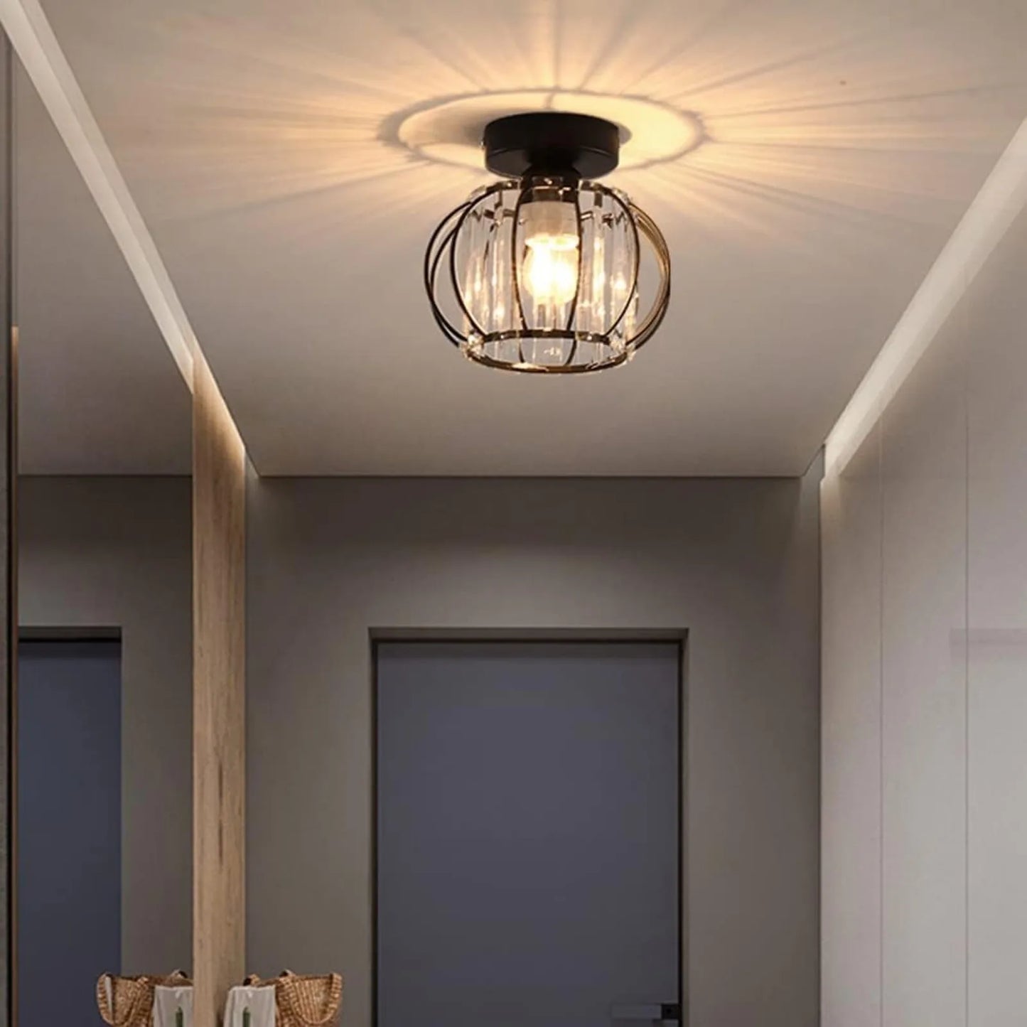 Modern Semi Flush Mount Ceiling Light Fixture