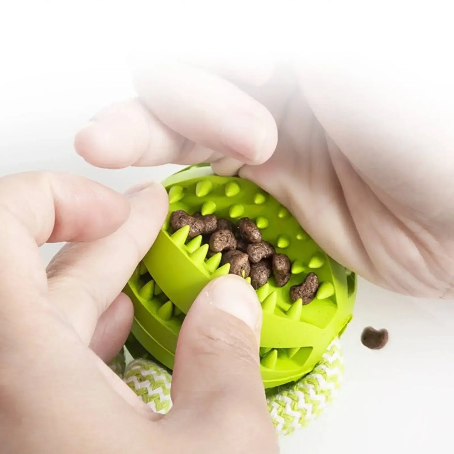 Interactive Treat Ball Rope Toy For Dogs