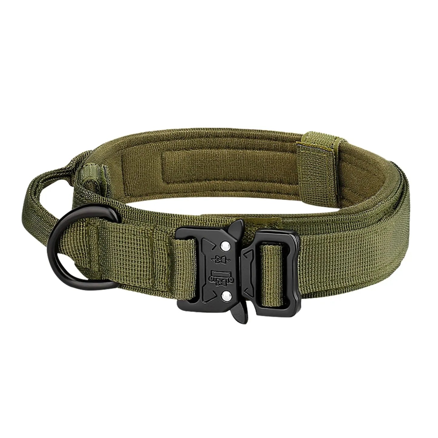 Outdoor Tactical Nylon Dog Collar With Metal Buckle
