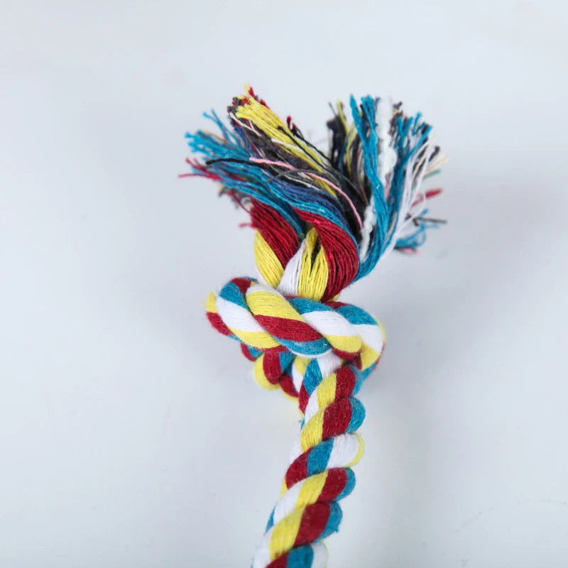 Dog Rope Chew Toy Double Knot Cotton Durable