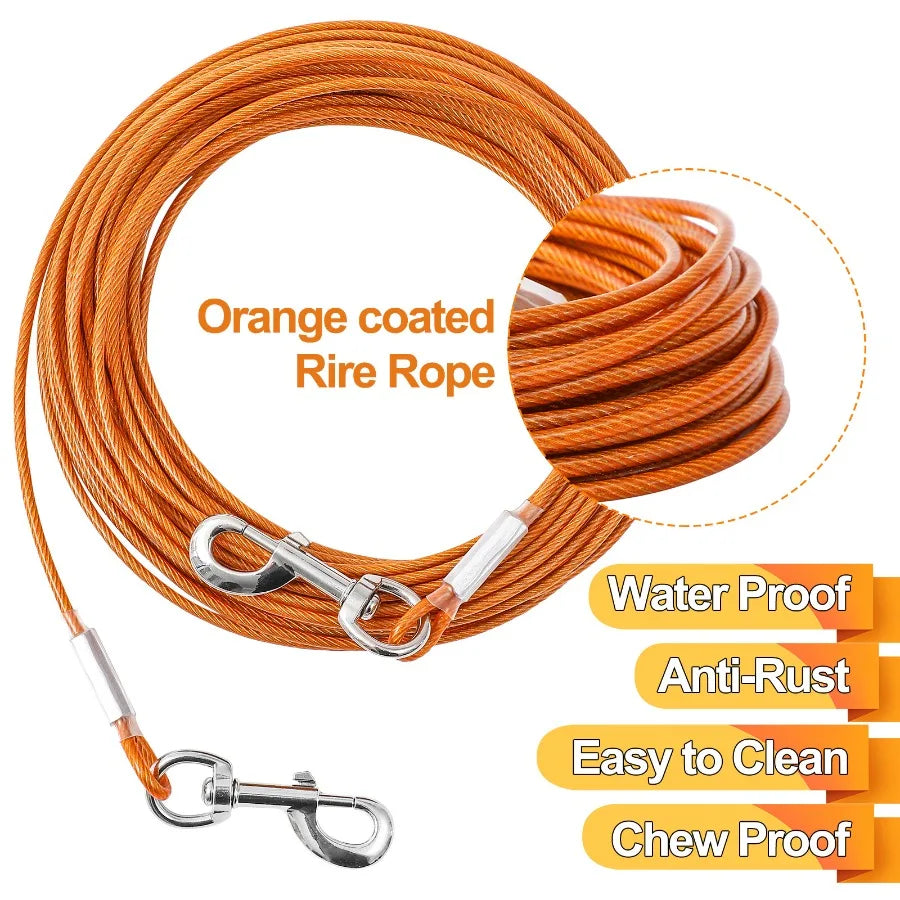 Extension Steel Wire Rope Dog Chain for Outdoor Traction