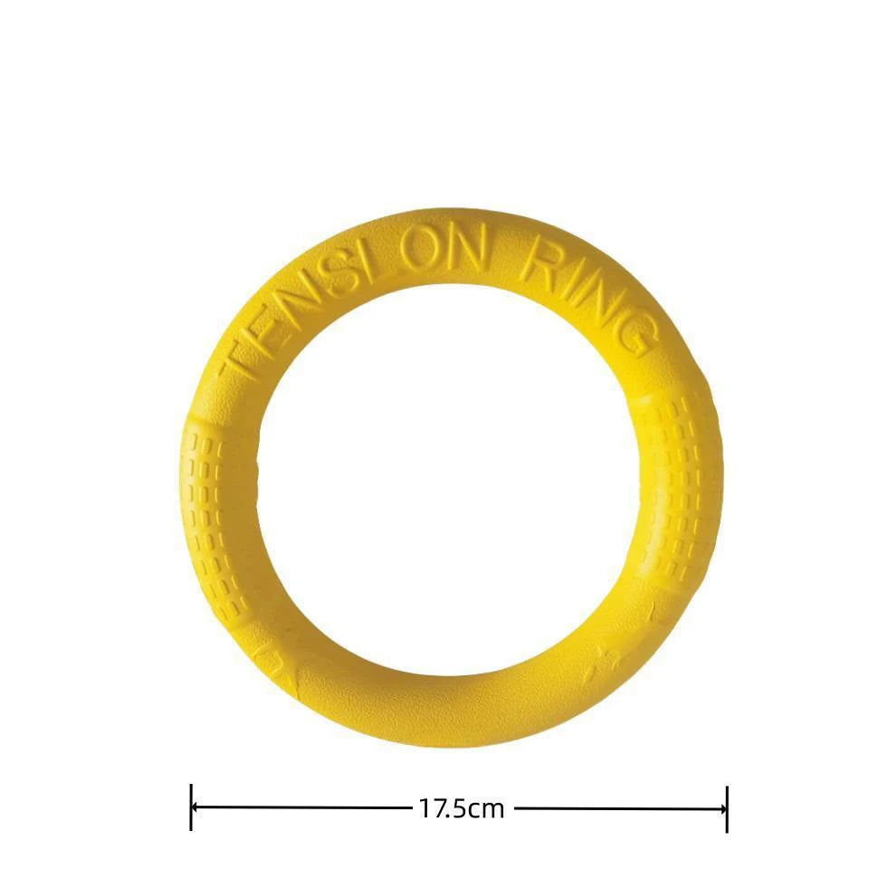 EVA Interactive Ring Puller Flying Disk for Dogs