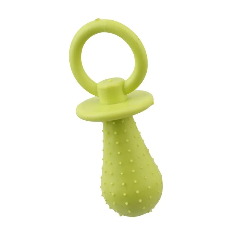 Rubber Soother Dog Chew Toy Interactive Pacifier