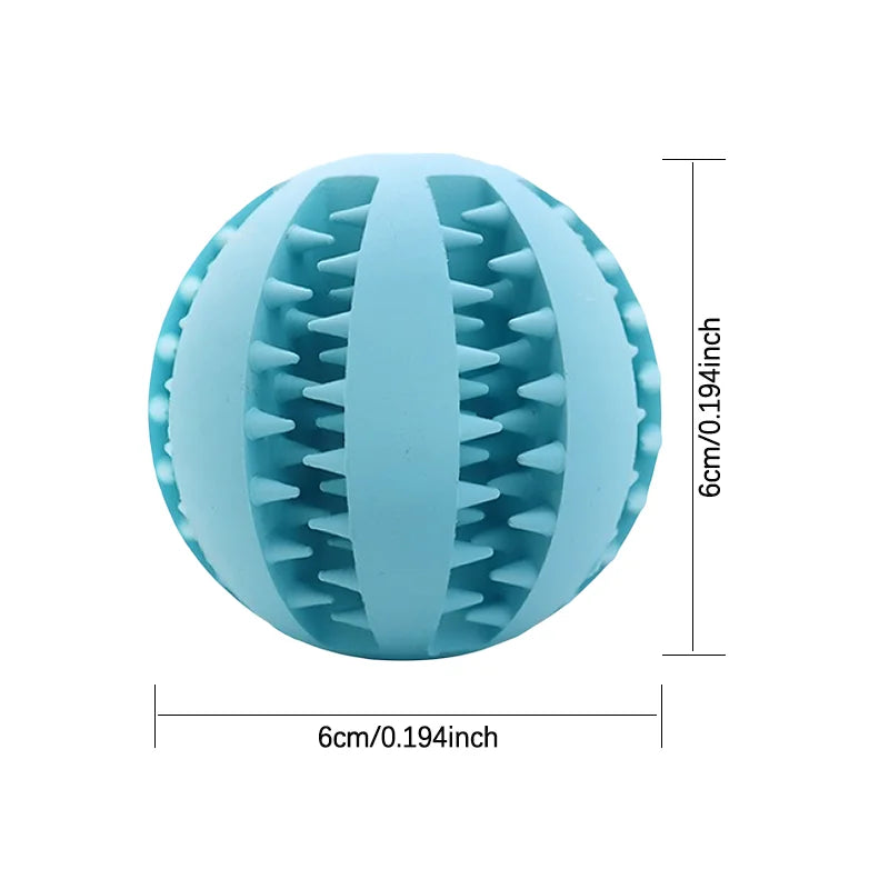 Dog Chew Ball Puzzle Toy For Teething And Training