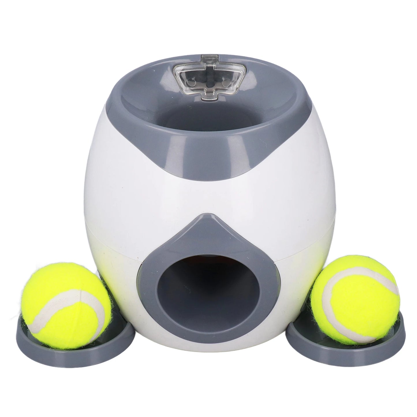 Dog Tennis Ball Feeding Toy For Training With Two Balls