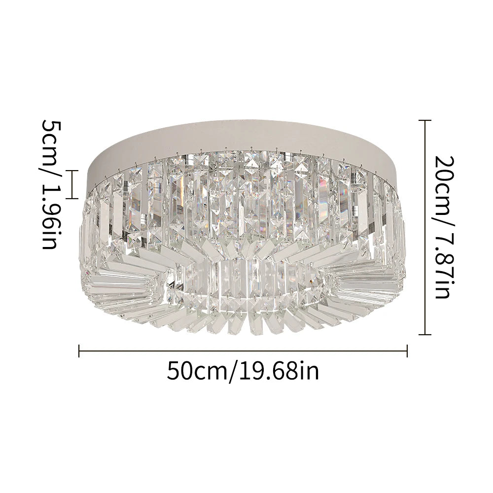 VETRULUS Crystal Ceiling Lamp Modern Chandelier
