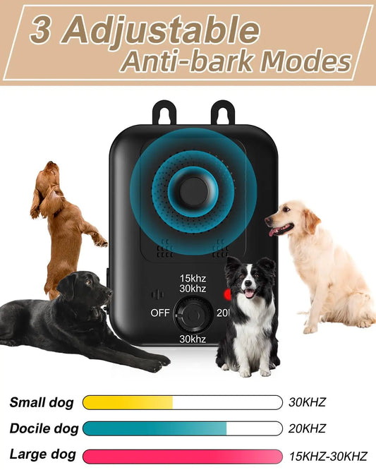 Petedu Automatic Ultrasonic Dog Bark Deterrent Indoor Outdoor