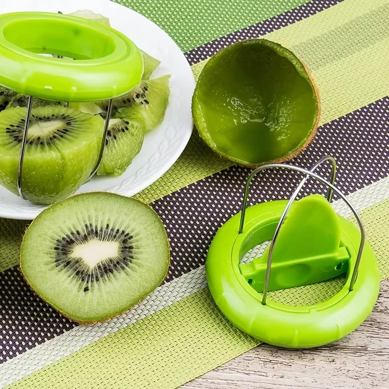 Kiwi Cutter Peeler Slicer Stainless Steel Kitchen Tool
