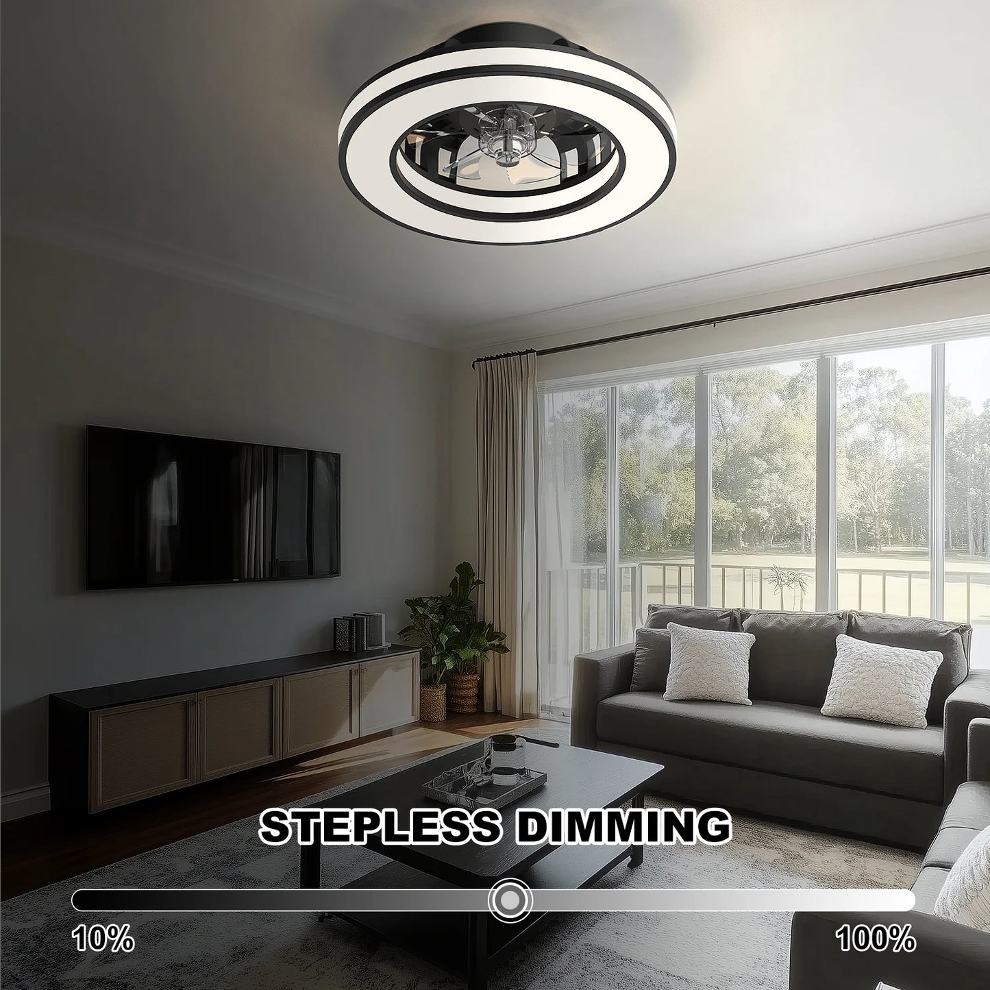 Stanbow LED Ceiling Fan With Remote Dimming
