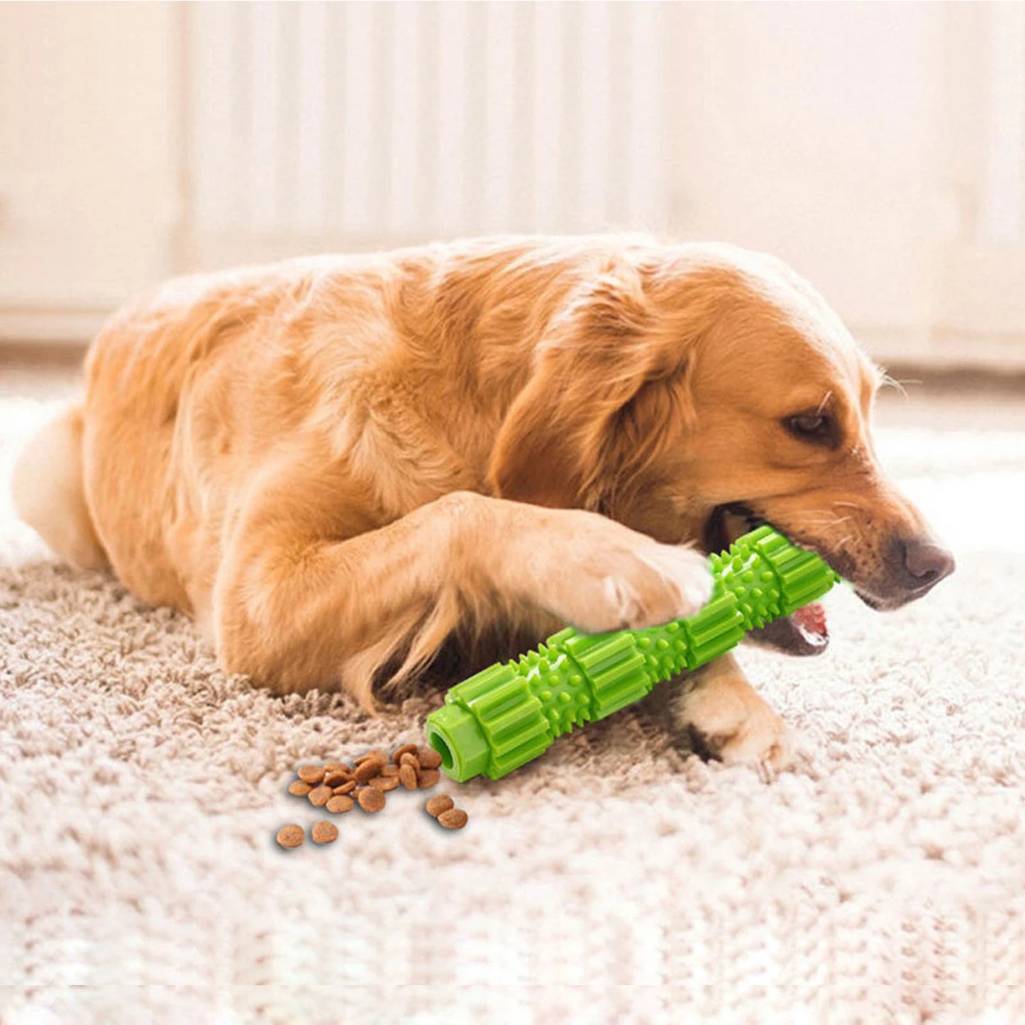 Dog Chew Toy Treat Dispensing Silicone Rubber Squeaker