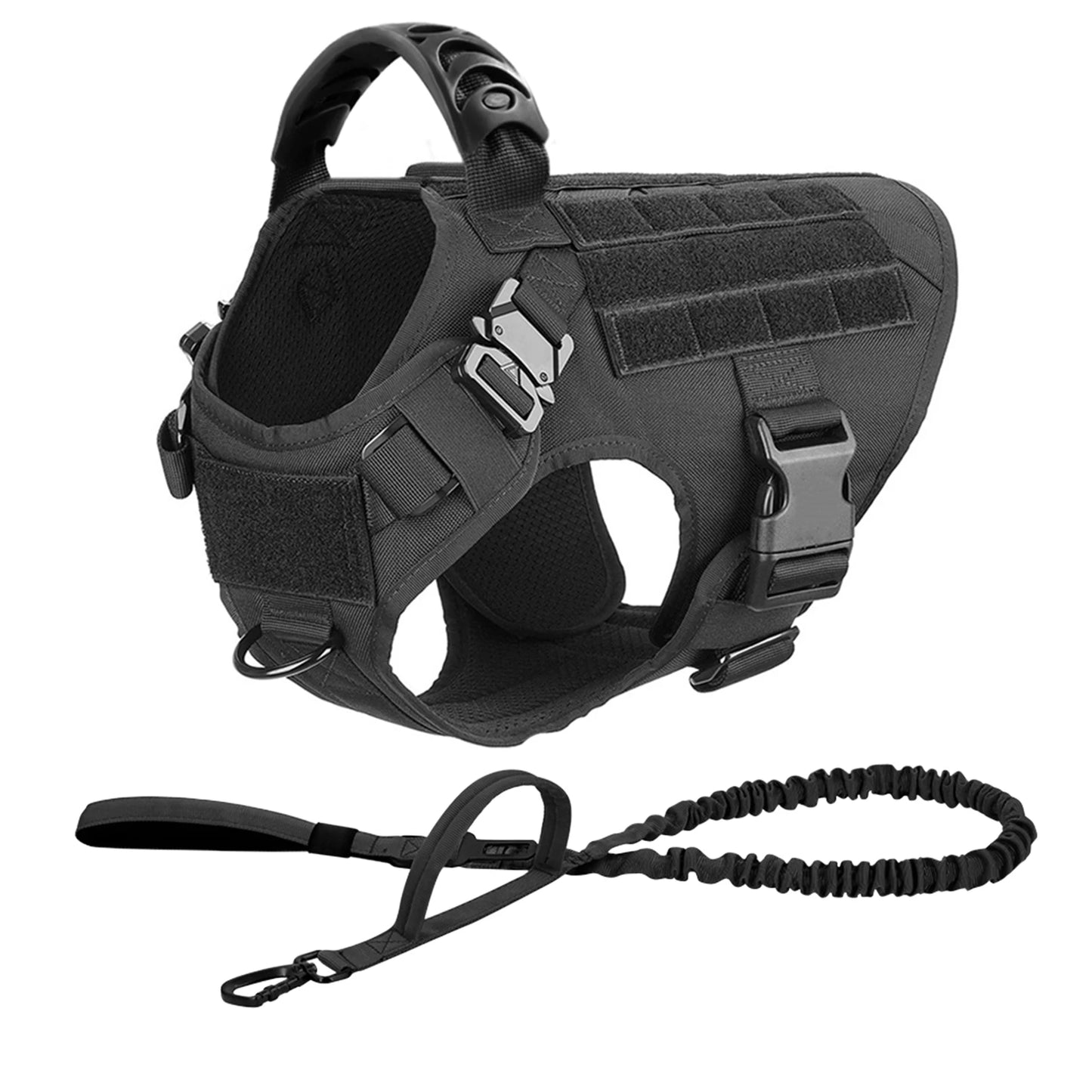 Dog Harness And Leash Set For Training And Walking