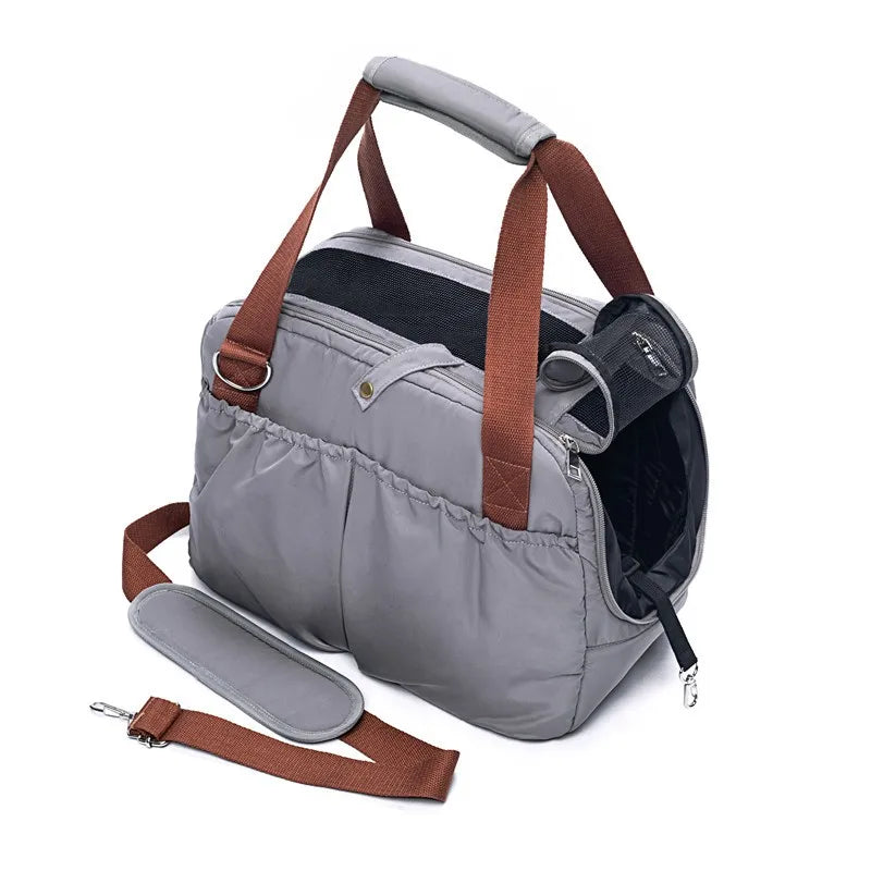 Portable Soft Sided Pet Carrier For Small Dogs And Cats