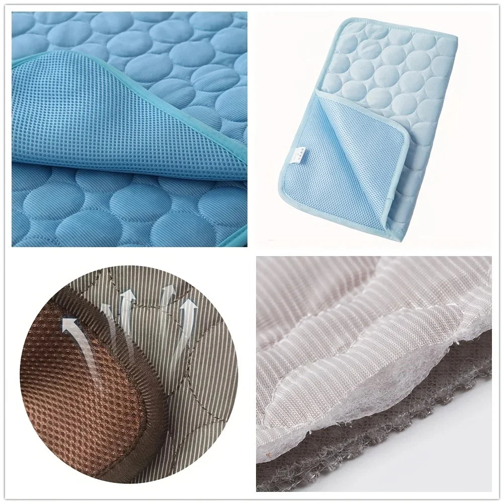 BeiYu Pet Dog Cooling Mat Self Cooling Bed For Pets