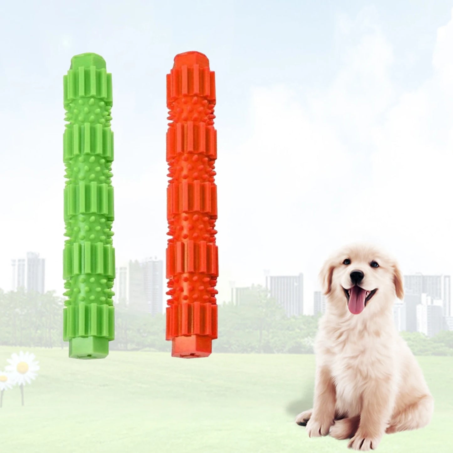 Dog Chew Toy Treat Dispensing Silicone Rubber Squeaker