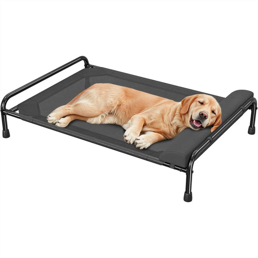 Elevated Dog Bed for Large Dogs Cooling Pet Cot Outdoor