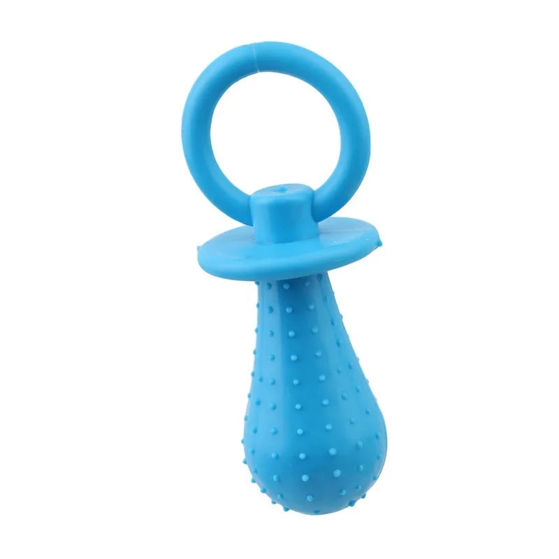 Rubber Soother Dog Chew Toy Interactive Pacifier