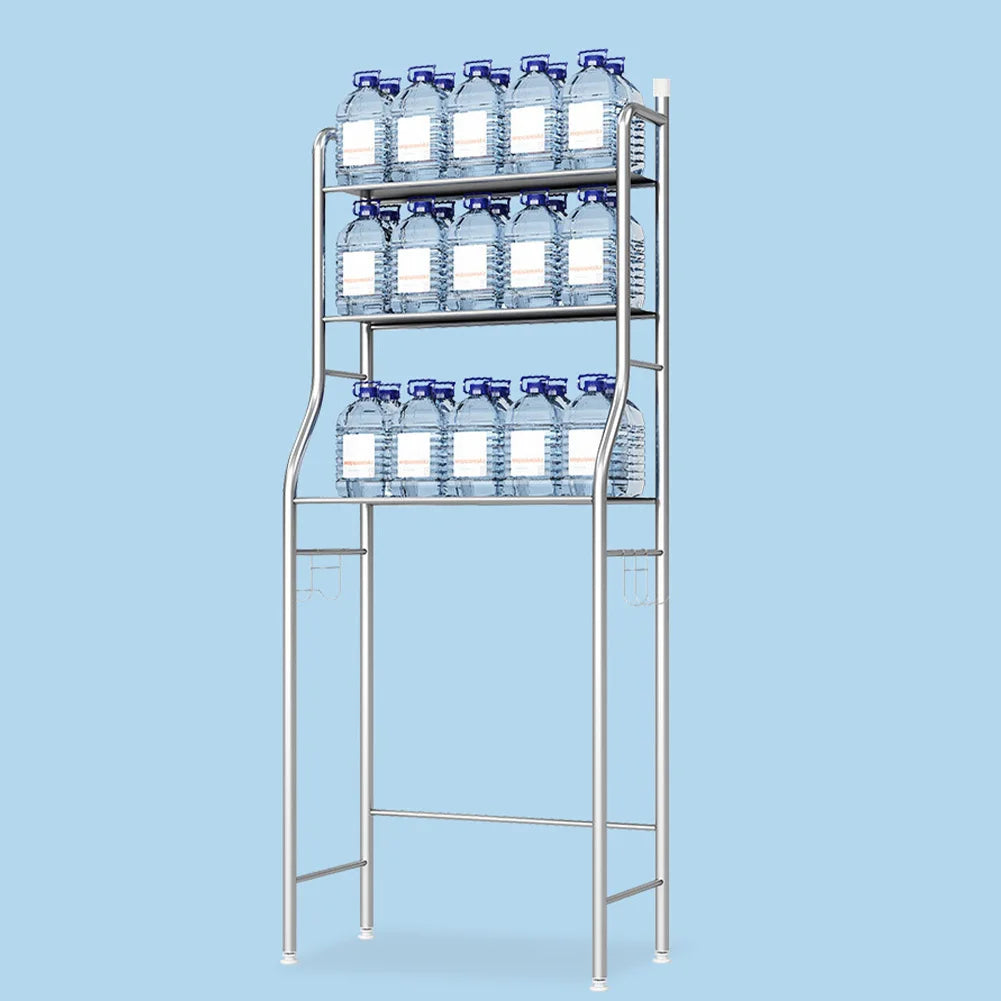Studyset Over Toilet Storage Shelf Freestanding Bathroom Cabinet Paper Holder