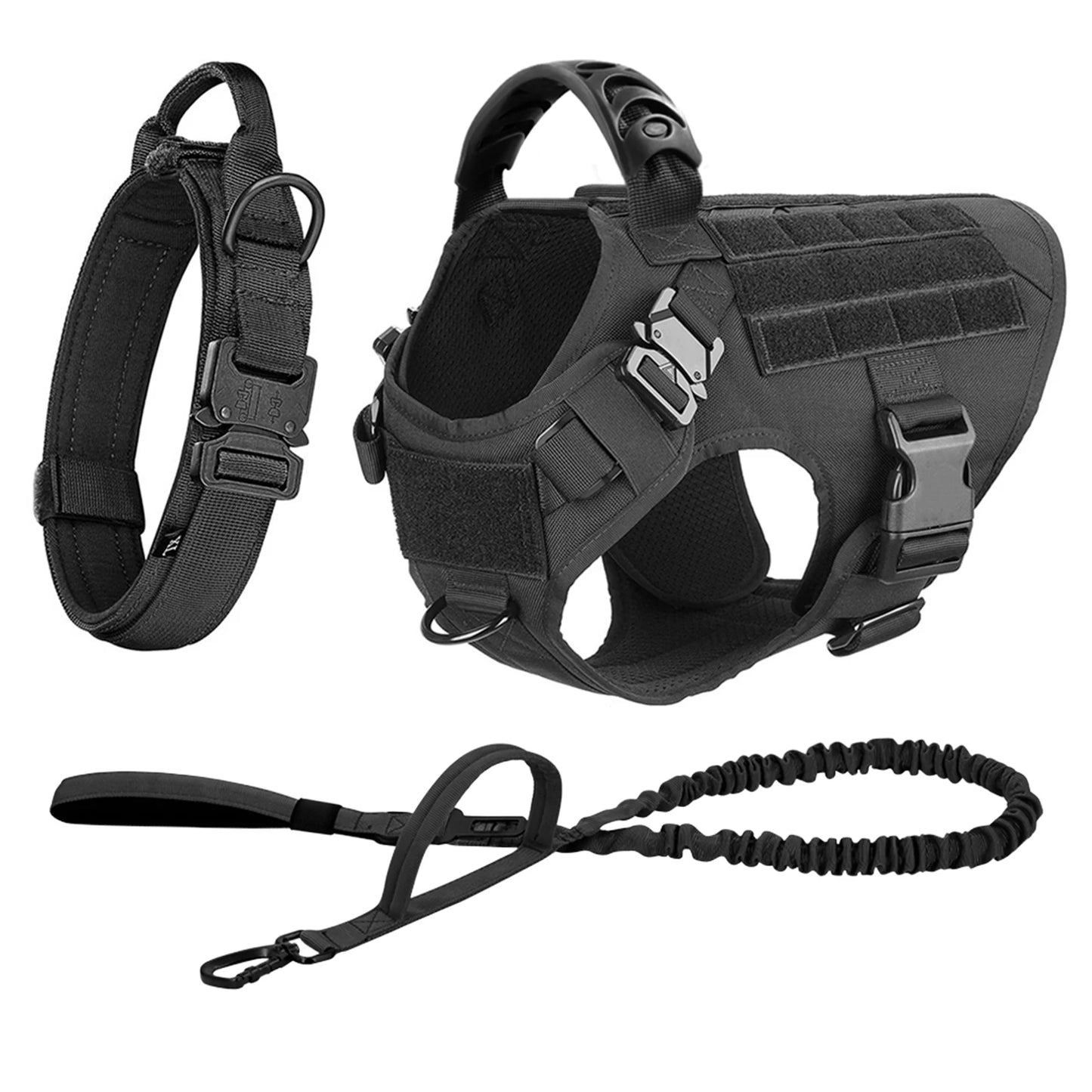 Dog Harness And Leash Set For Training And Walking