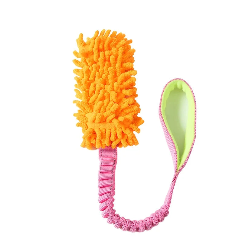 Durable Dog Chew Toy Rope With Sturdy Handle Teeth Cleaning