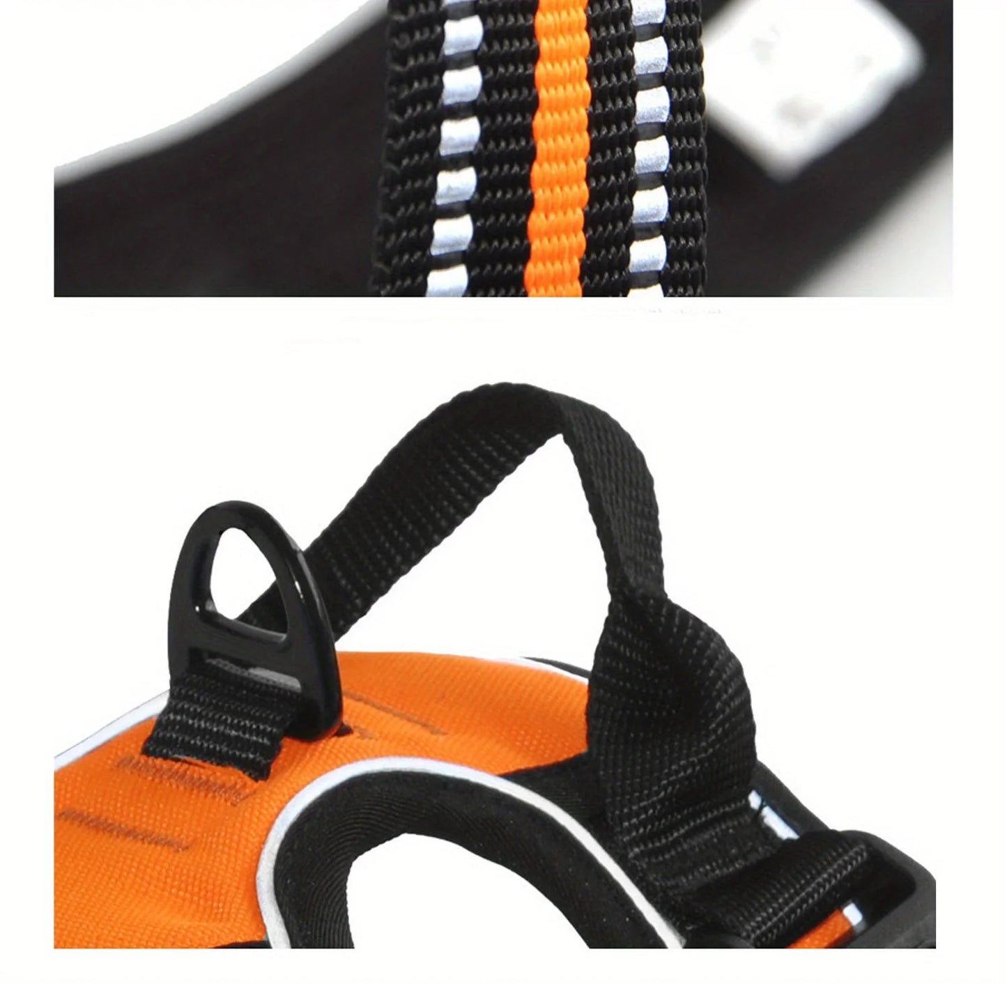 2-Piece Escape-Proof Dog Harness and Leash Set with Waste Bag Dispenser