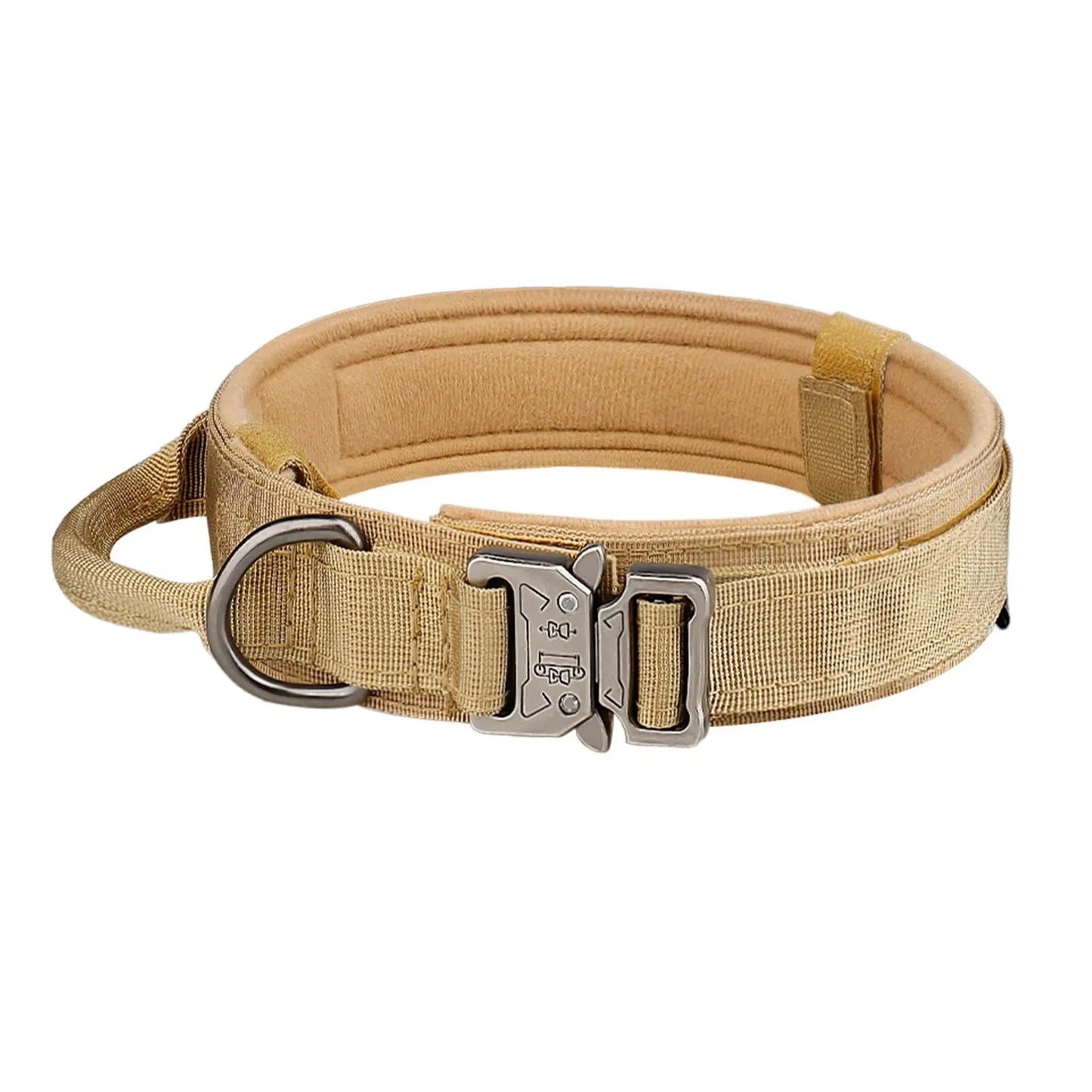 Outdoor Tactical Nylon Dog Collar With Metal Buckle