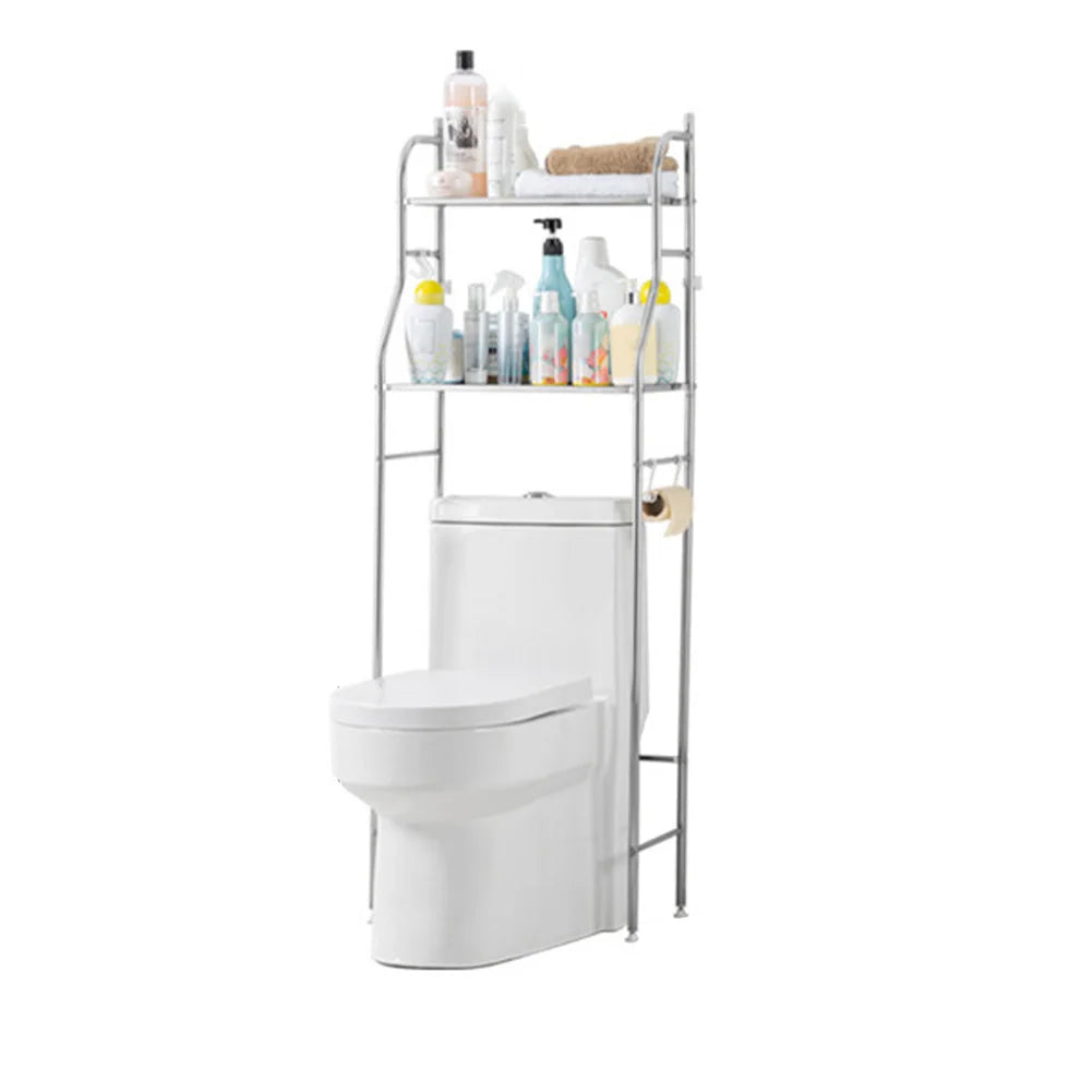 Studyset Over Toilet Storage Shelf Freestanding Bathroom Cabinet Paper Holder