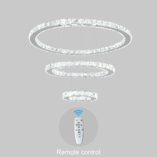 VETRULUS Modern Crystal LED Pendant Light