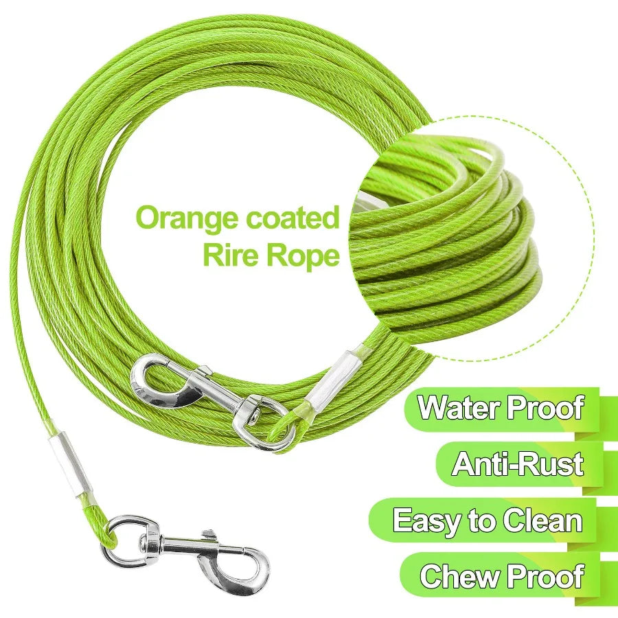 Extension Steel Wire Rope Dog Chain for Outdoor Traction