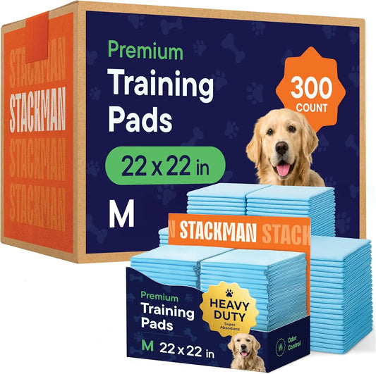 300-Count Puppy Pee Pads Leak-Proof Training Disposable For Small Dogs