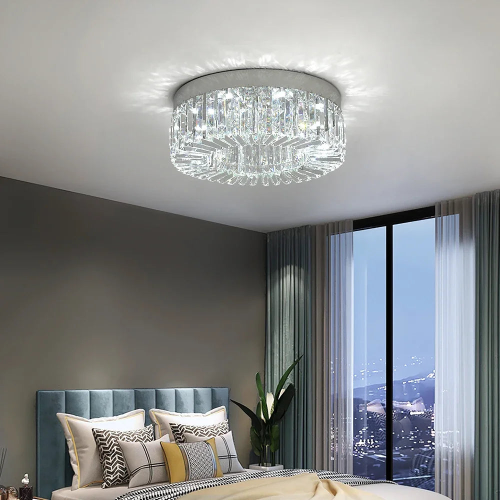 VETRULUS Crystal Ceiling Lamp Modern Chandelier