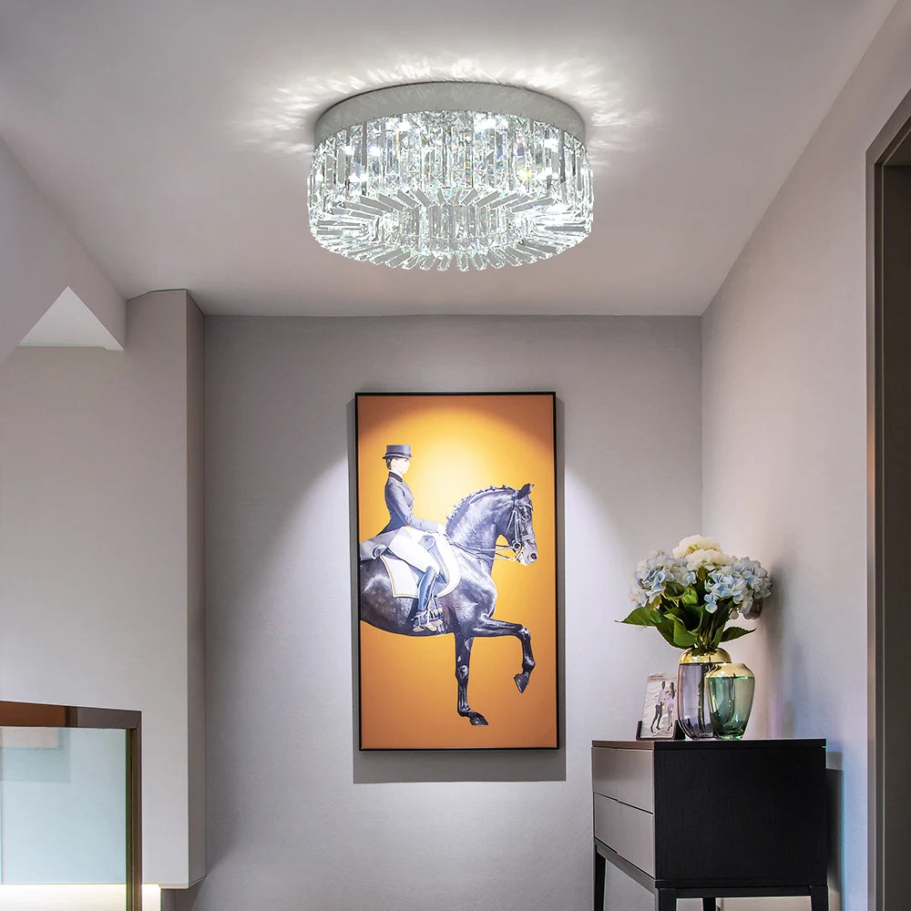 VETRULUS Crystal Ceiling Lamp Modern Chandelier