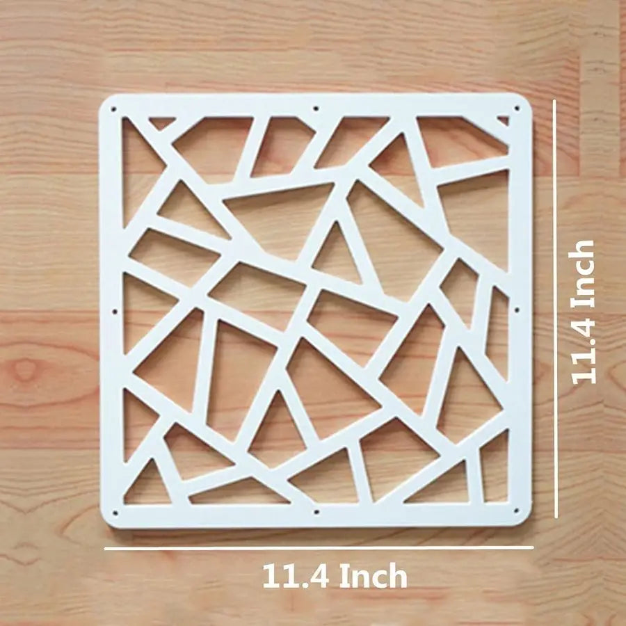 Hanging Room Divider,12 Pieces WoodPlastic DIY Panel Screens Partition Wall Dividers Room Decoration with All Accessories 11.4x1