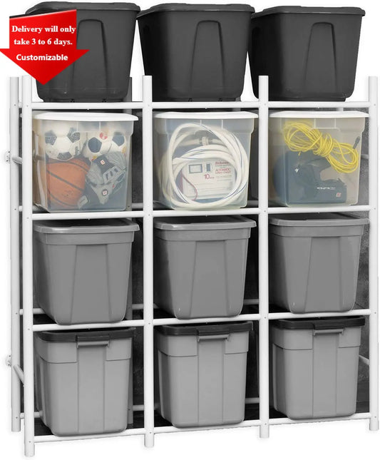 Warehouse Rack - 12 Totes Compact